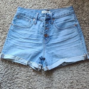 EUC Madewell shorts size 25